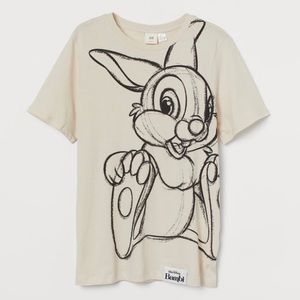 H&M Disney Thumper Bambi shirt Size Medium
